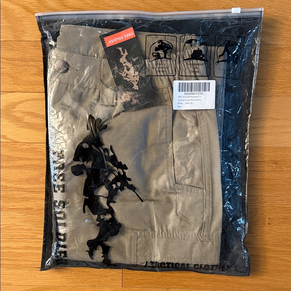 Men's Tactical Cargo Pants - Tan